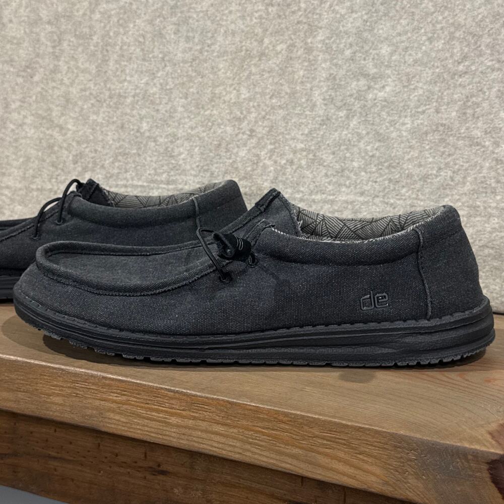 HeyDude Wally Drift Classic Canvas - Men's Size 13